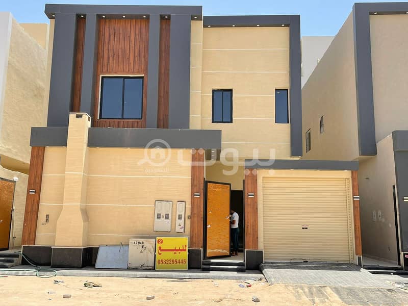 Villa staircase hall with two apartments for sale in Al Rimal, East Riyadh
