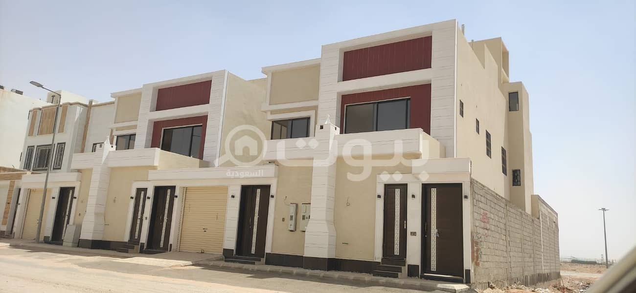 Luxury villa for sale stairs + two apartments in Rimal, east of Riyadh