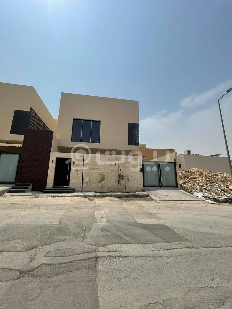 Villa staircase hall for sale in Al Taawun district, north of Riyadh | 360 sqm