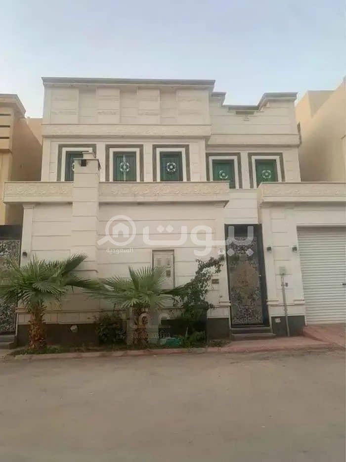 Villa with internal stairs for sale in Ahmed bin Muhammad Al-Bardani Street, Al-Rimal District, East Riyadh