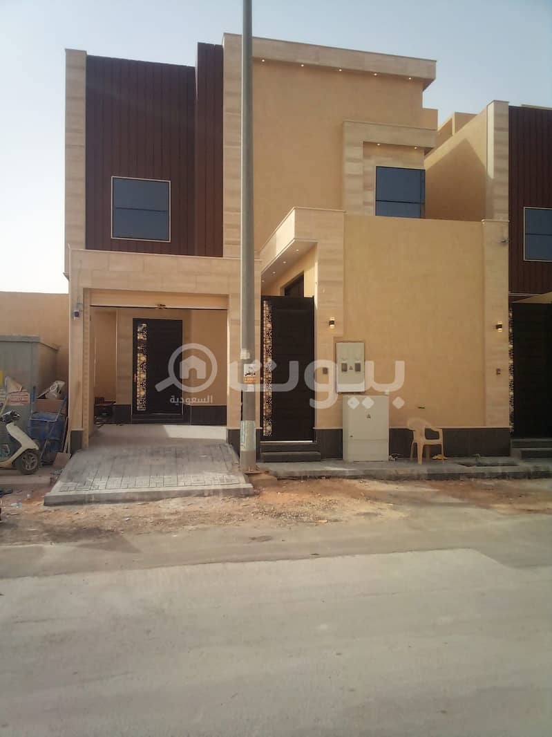 Villa with internal stairs for sale in Al-Arid, north of Riyadh ...