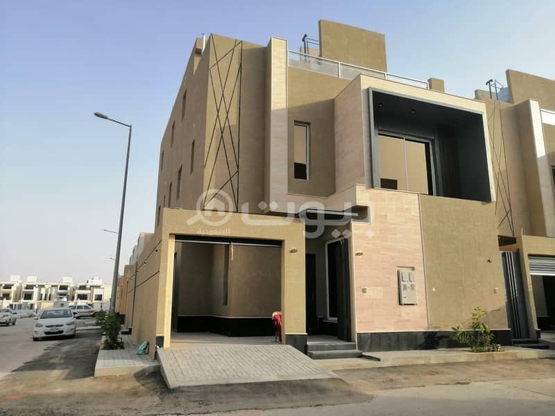 Corner villa for sale in Al Munsiyah district, east of Riyadh