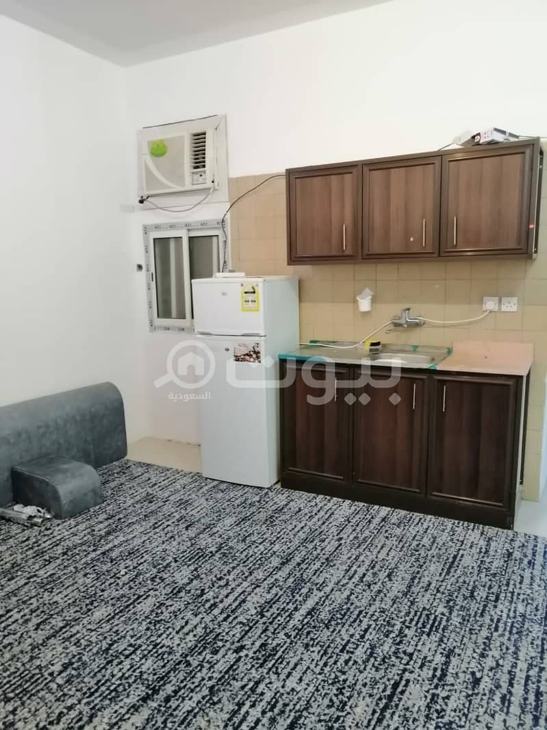 Furnished apartment for singles for rent in Dhahrat Laban, west of Riyadh