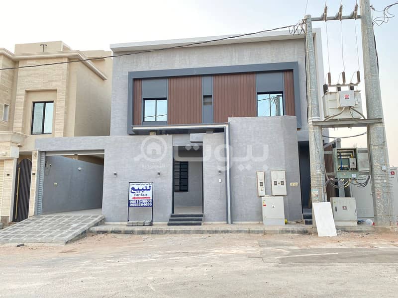 Villa and 3 apartments in a prime location for sale in Al Rimal, East of Riyadh