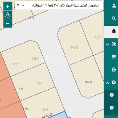 Commercial Land for Sale in Riyadh, Riyadh Region - Residential land for sale in Dahiat Namar, West Riyadh