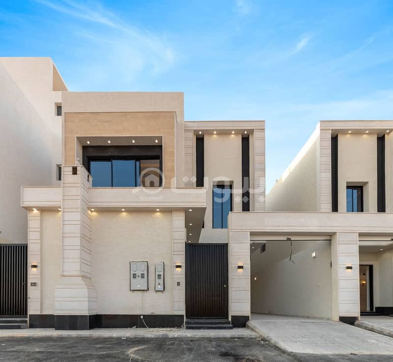 Villa with internal stairs and two apartments for sale in Rimal, East Riyadh