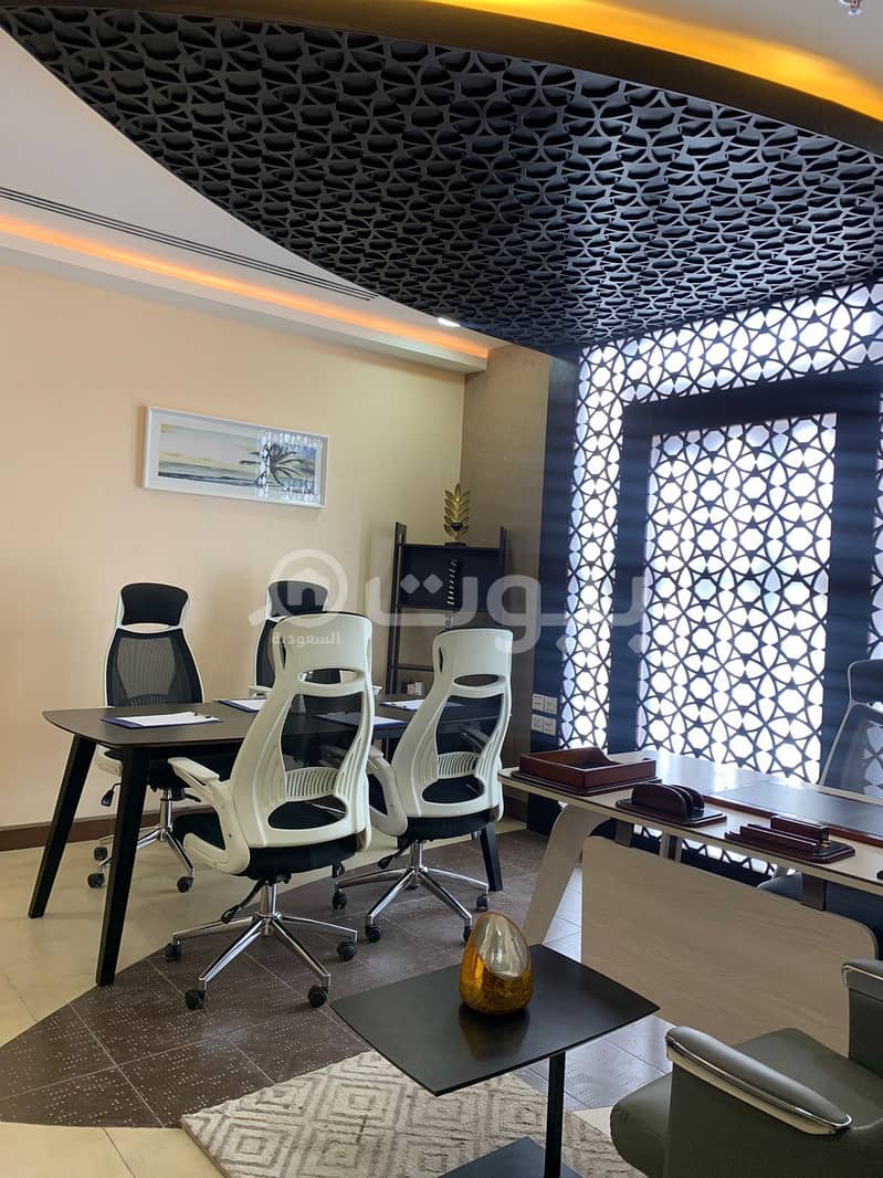 For rent office in Olaya district, north of Riyadh