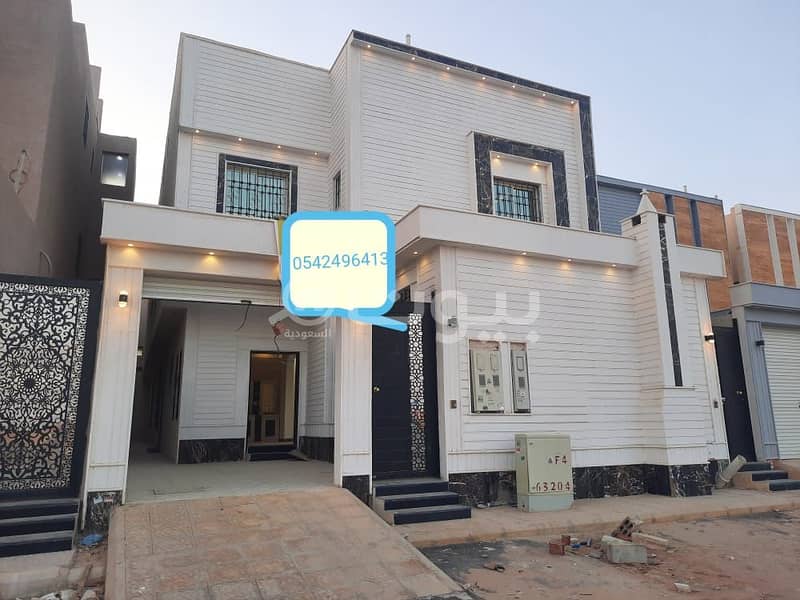 Villa with internal stairs and two apartments for sale Al Jawhara scheme Al Shifa district, south of Riyadh