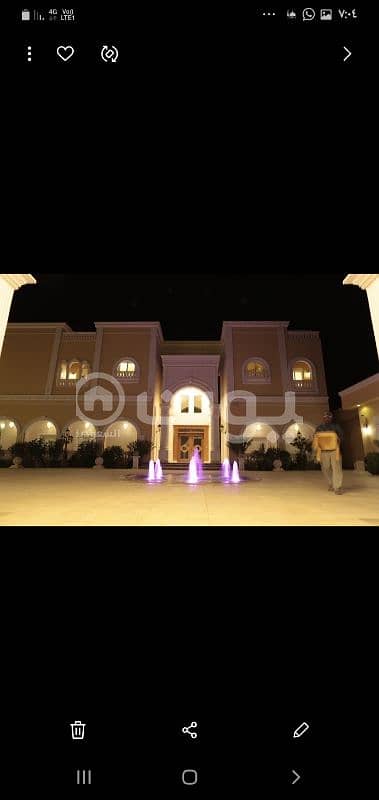 Palace for sale in Irqah, west of Riyadh
