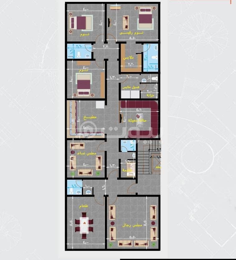 Apartments for sale in Al Taiaser Scheme D, Central Jeddah