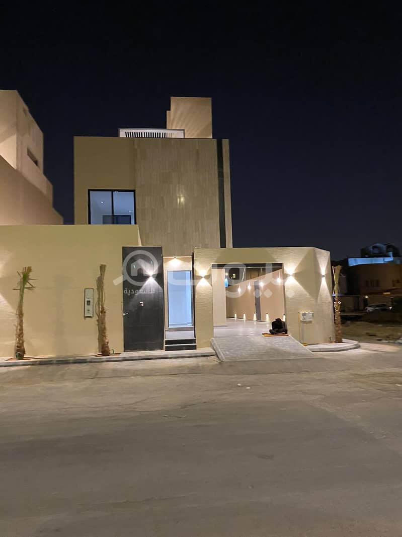 Modern Corner Villa for sale in Al Arid District, North of Riyadh