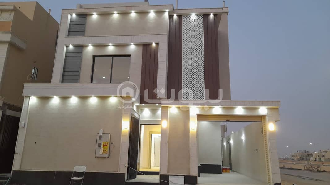 For sale villa staircase hall and apartment in Rimal, east of Riyadh