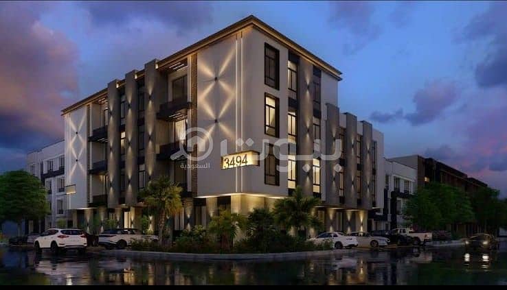 For sale a new apartment in Al Narjis district, Enas 5 project, north of Riyadh