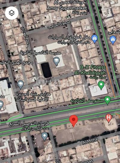 ارض تجارية  للبيع في الرياض، منطقة الرياض - للبيع أرض تجارية في الخالدية، وسط الرياض