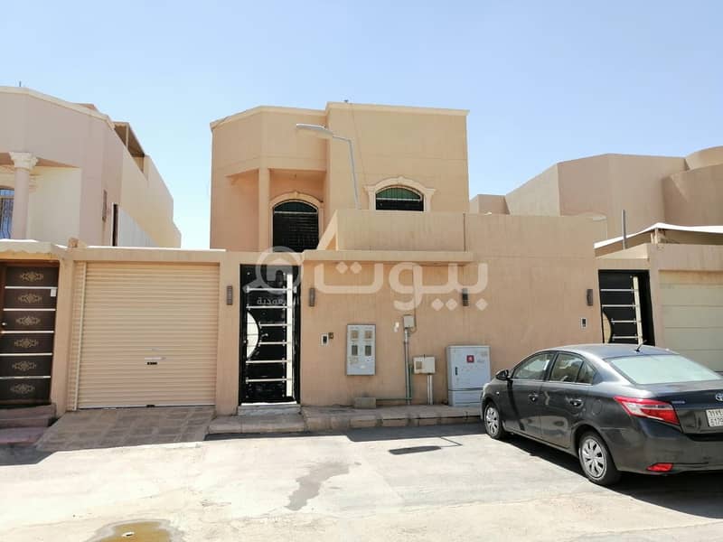 For sale a villa 2 floors separated in Qurtubah, east of Riyadh