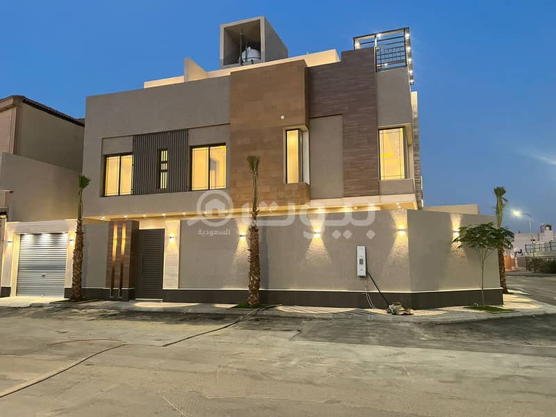 Duplex staircase villa for sale in Al-Yarmuk district, east of Riyadh