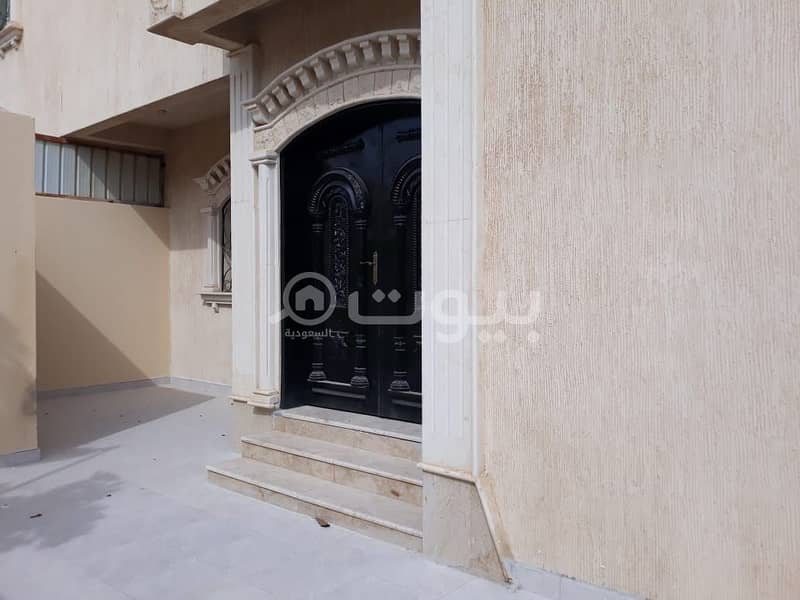 Villa with a roof for sale in Al Sahafah District, North of Riyadh