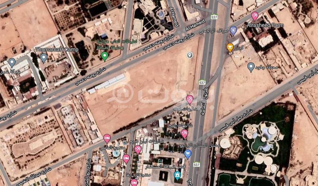 ارض للإيجار حي الرمال ، شرق الرياض