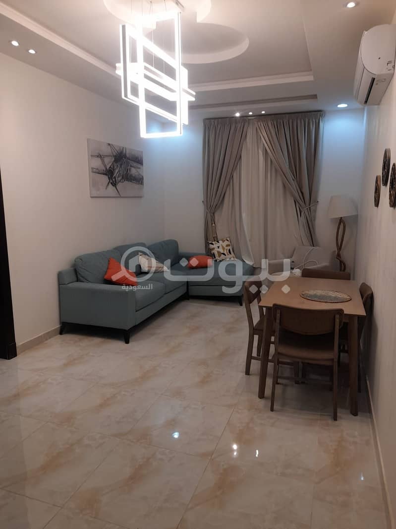 For rent a furnished apartment, in Al Narjis district, north of Riyadh