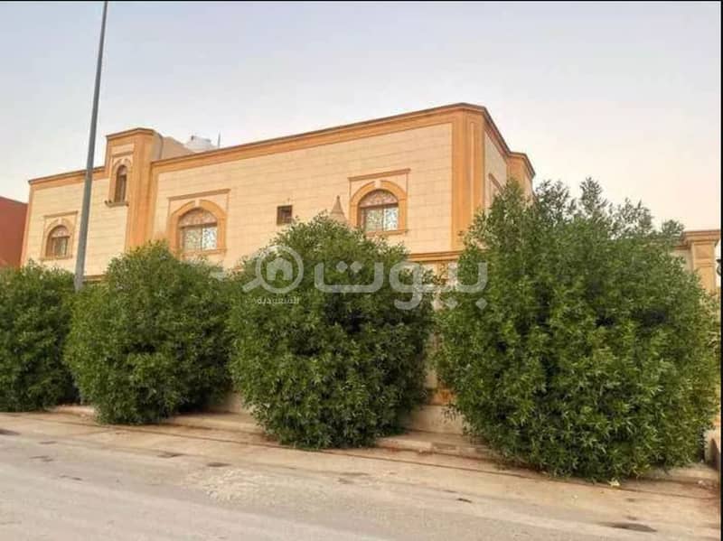 Villa for sale in Al-Khatwa Street, Al-Morouj district, north of Riyadh