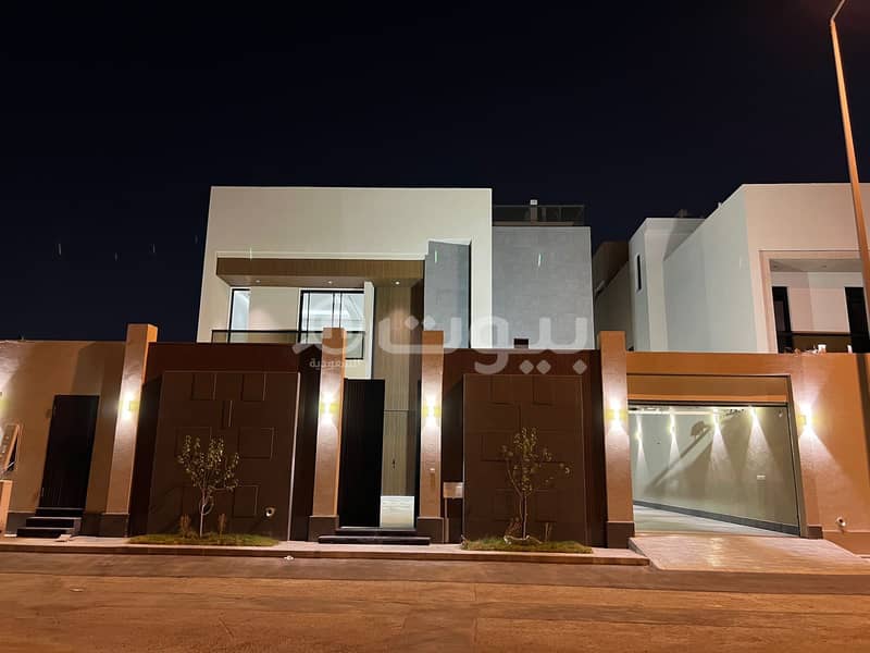 Villa with internal stairs only in Al Malqa, North Riyadh