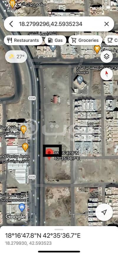 Commercial Land for Rent in Abha, Aseer Region - Commercial Land For rent In Al Mahalah, Abha