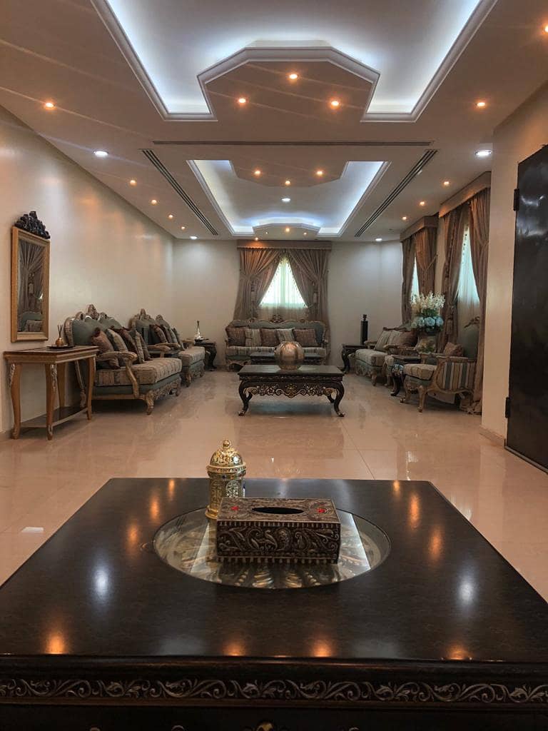 For sale a luxurious furnished residential villa in Al Yasmin, north of Riyadh