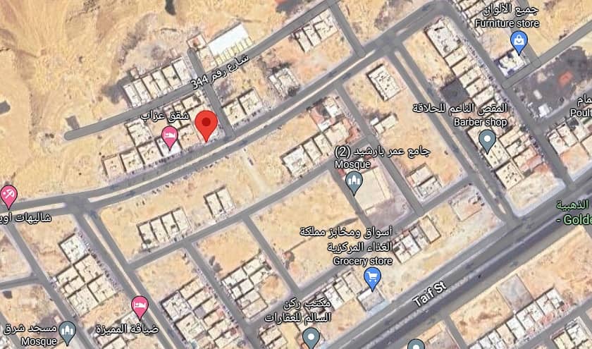 ارض تجارية زاوية مقام عليها استراحة للبيع حي ظهرة لبن ، غرب الرياض