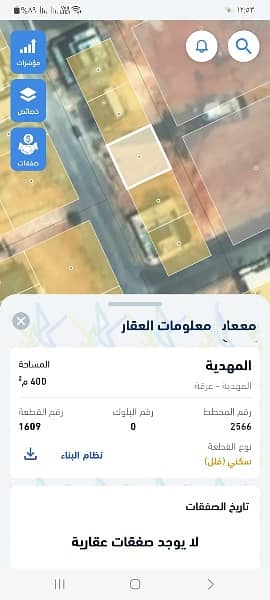 Residential Land in Riyadh，West Riyadh，Al Mahdiyah 1240000 SAR - 87520439