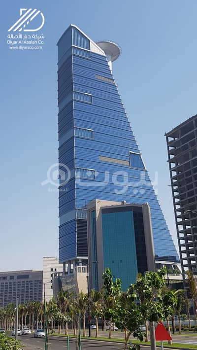Office for Sale in Jeddah, Western Region - Luxury Office In The Head Quarters Tower For Sale In Al Shati, North Jeddah