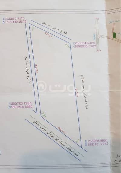 Agriculture Plot for Sale in Sabya, Jazan Region - Agricultural land for sale within the residential area in Al-Dhabyah, Sabya