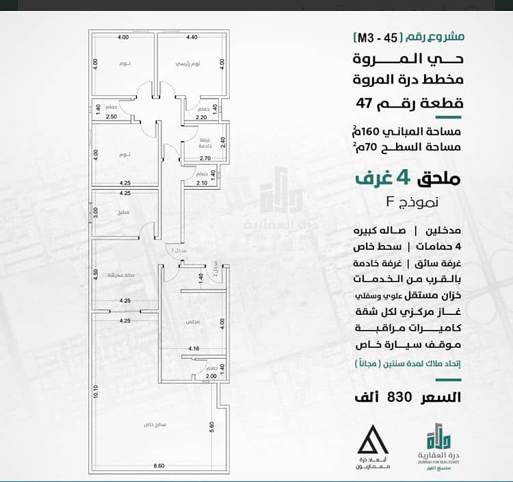 Annex for sale in Al Marwah, North Jeddah