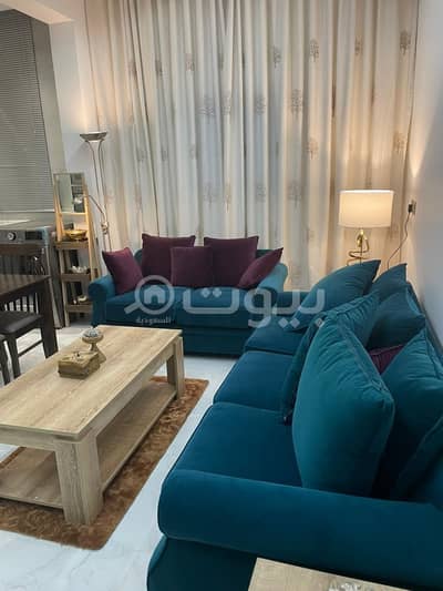 شقة 3 غرف نوم للايجار في الرياض، منطقة الرياض - للايجار شقة مؤثثة بالكامل مع سطح،حي النرجس شمال الرياض