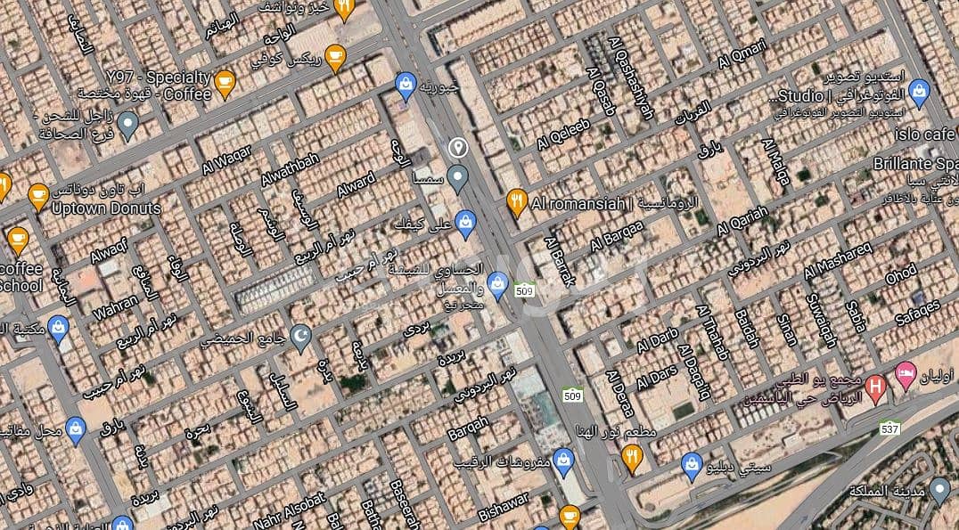 أرض للإيجار في الصحافة، شمال الرياض