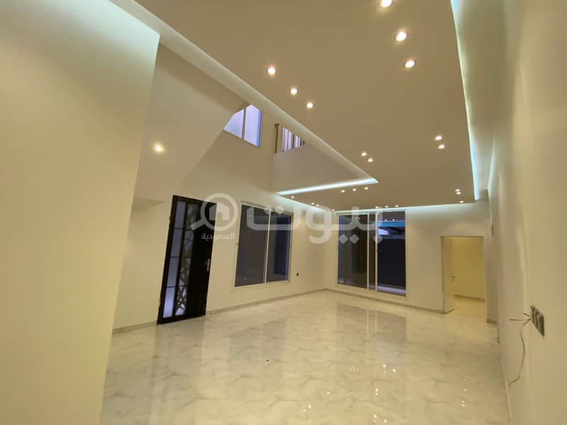 Luxury villa stairs with an apartment for sale in Al Munsiyah district, east of Riyadh