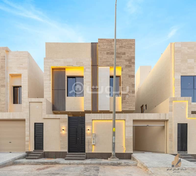 For sale a modern villa in Al Narjis district, north of Riyadh