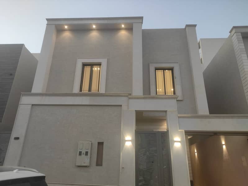Luxury villa with internal stairs and apartment for sale in Rimal, East Riyadh