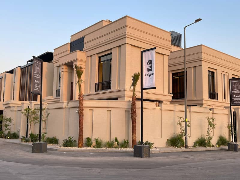 Corner villa for sale in Al Nakhil, North Riyadh