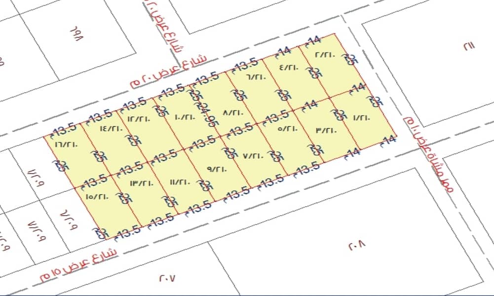 Residential Land in North Riyadh,Al Arid 24525000 SAR - 87530714 Residential Land in North Riyadh,Al Arid 24525000 SAR - 87530714