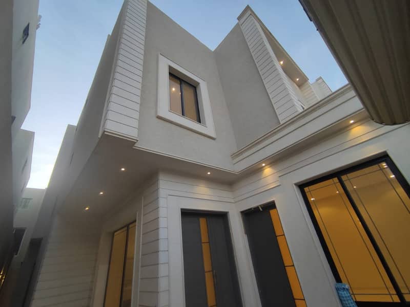 Luxury Villa with internal stairs for sale in Al Rimal, East of Riyadh