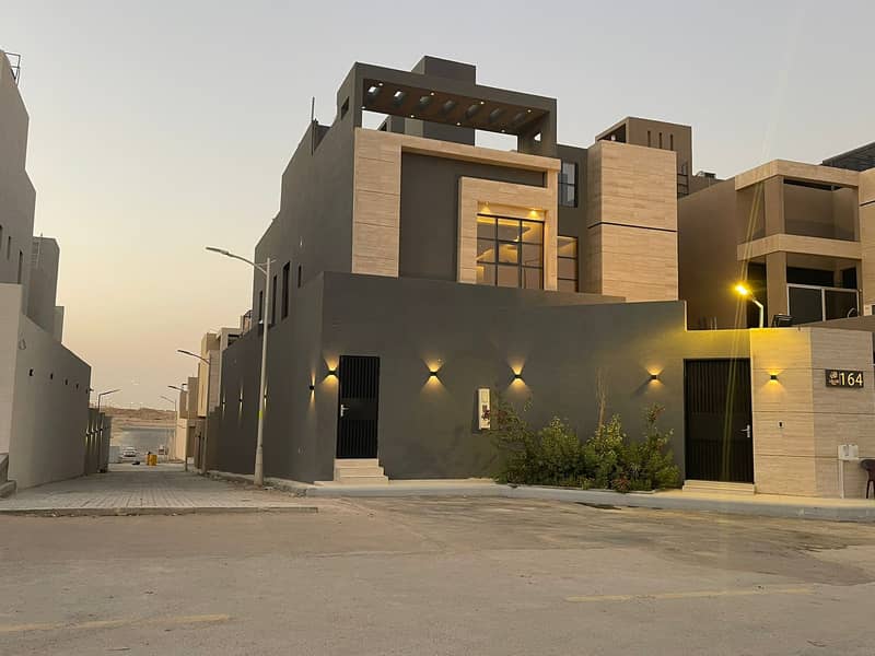 Villa with internal stairs only for sale in Al Narjis district, north of Riyadh