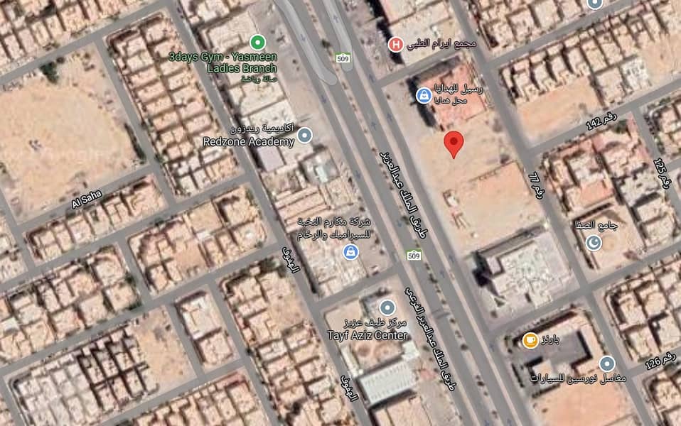ارض للإيجار حي الياسمين، شمال الرياض