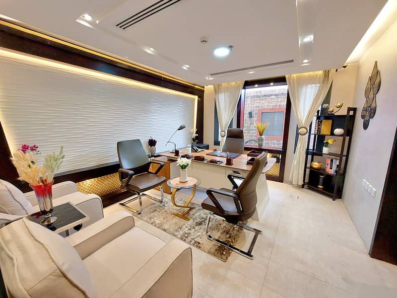 For rent an office in the Olaya district, north of Riyadh