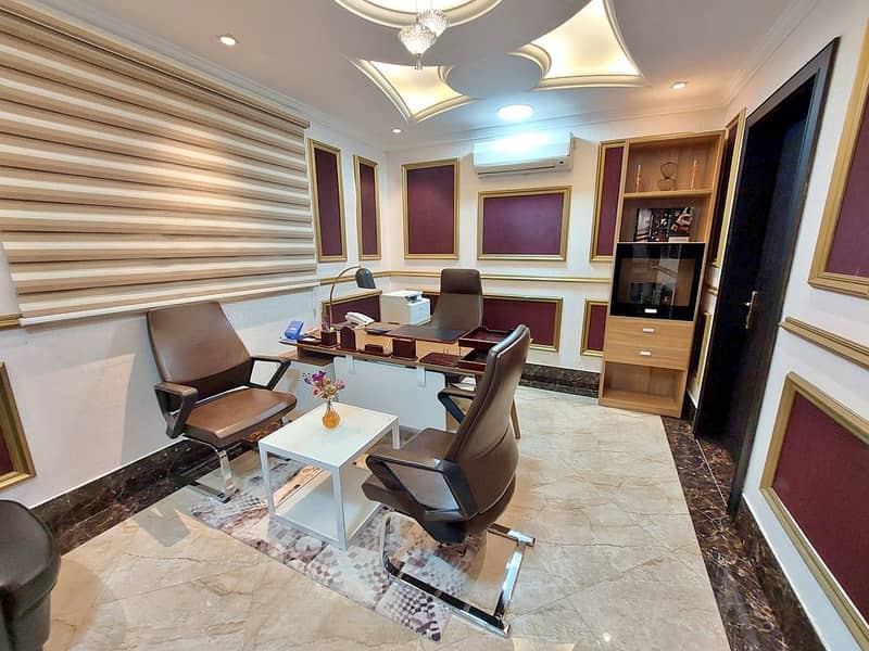Offices equipped with hotel services in Al Olaya and Al Takhasosi