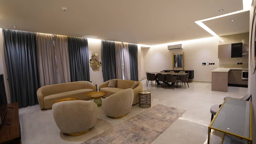 Furnished apartment for sale in the Raya project, Al Munsiyah neighborhood, east of Riyadh | No. E6