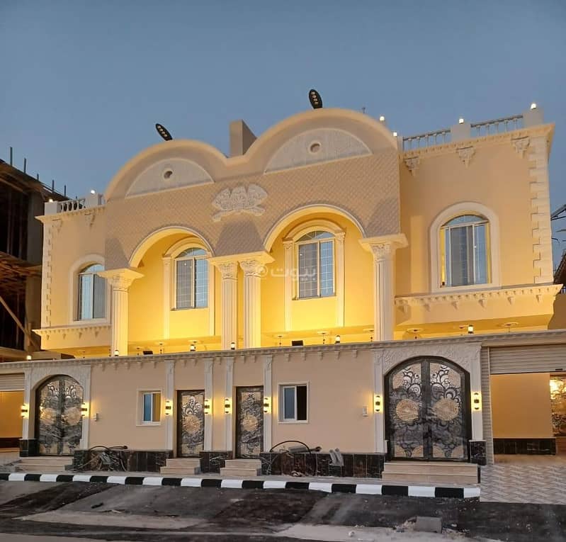 Attached villa + annex for sale in Al Yaqout, North Jeddah