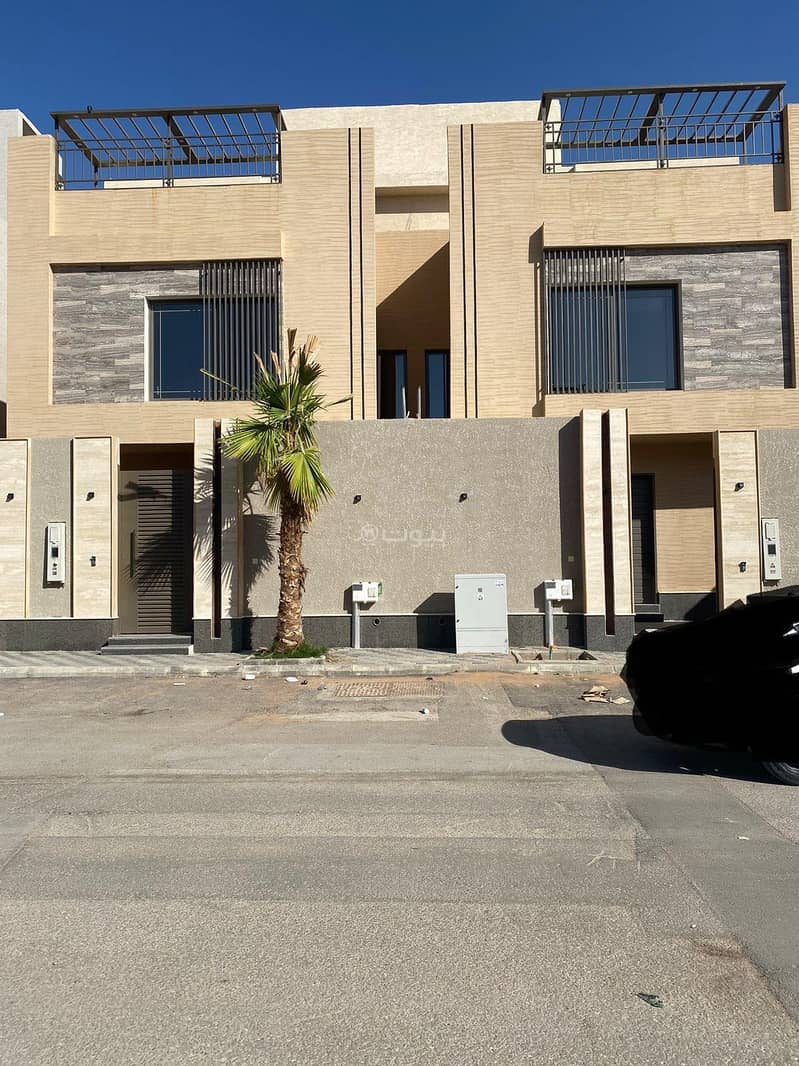 Semi-attached villa + annex for sale in Al Yarmuk, East Riyadh