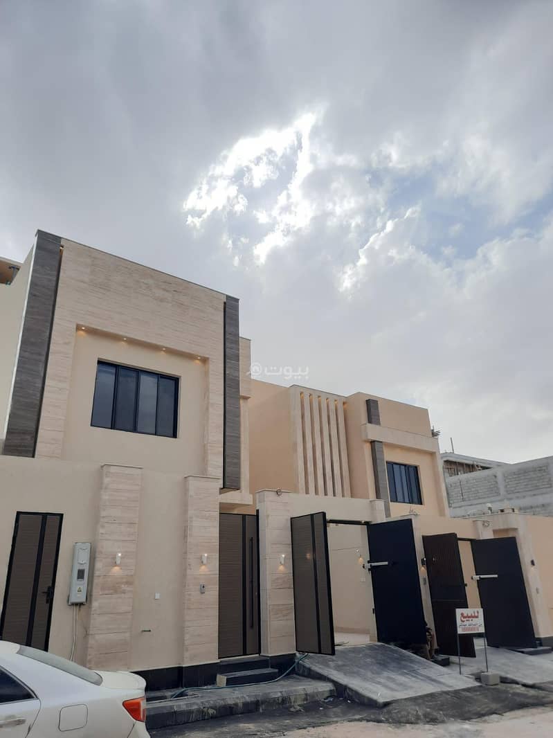 Two villas, stairs, hall for sale, Al Narjis, north of Riyadh