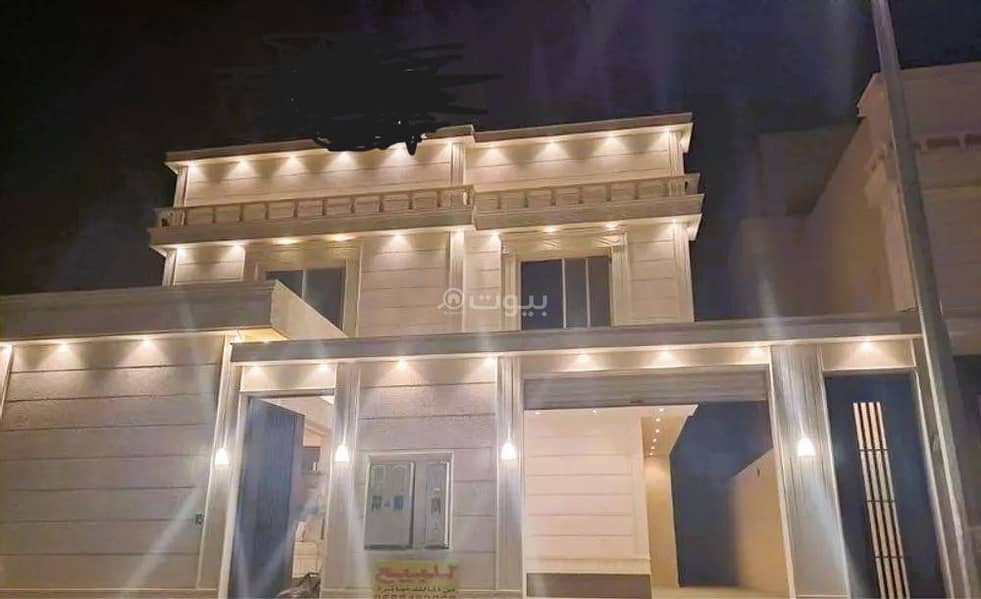 Villa for sale on Sheikh Muhammad Saleh Baharith Street in Dhahrat Namar neighborhood, west of Riyadh | 450 m2