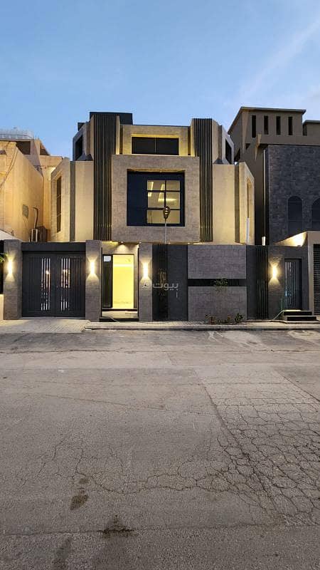For sale, a modern personal build villa with stairs and a hall in Al-Ardiyah neighborhood, north of Riyadh.